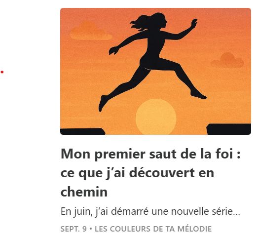 substack dernier post